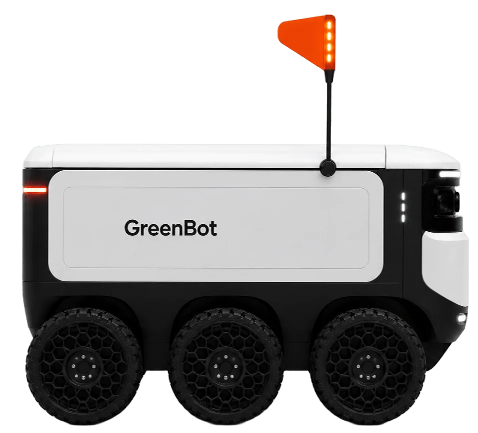 greenbot. otonom teslimat robotu