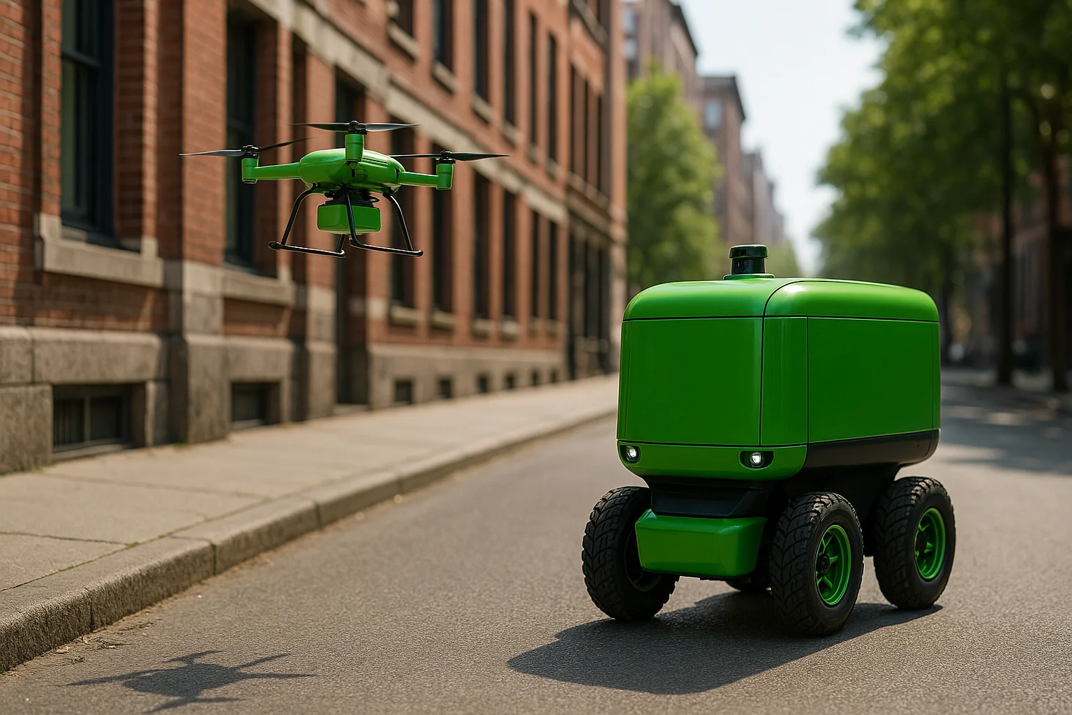 Şehir içinde greenbot.