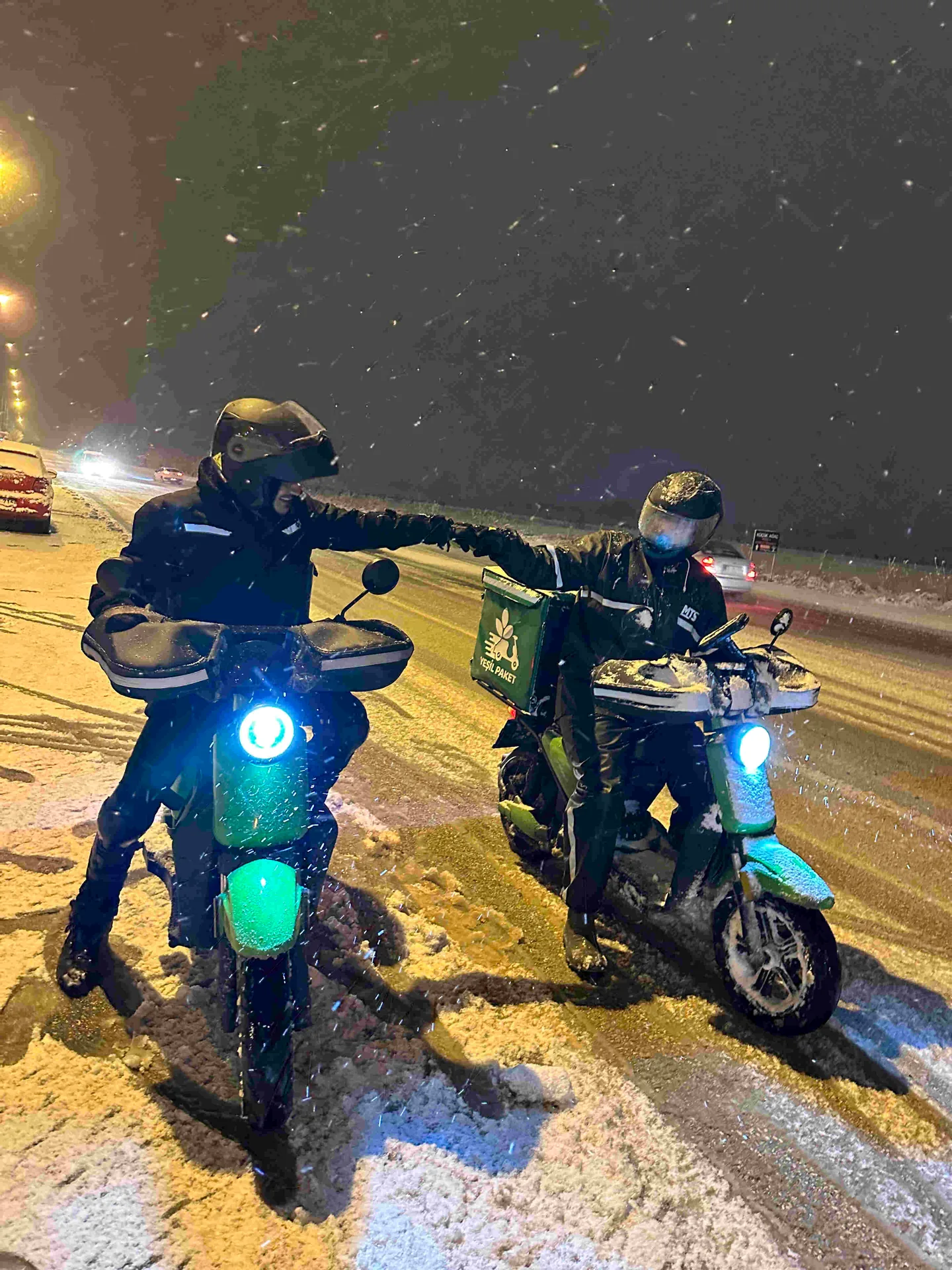 greenbot. teslimat ekibi